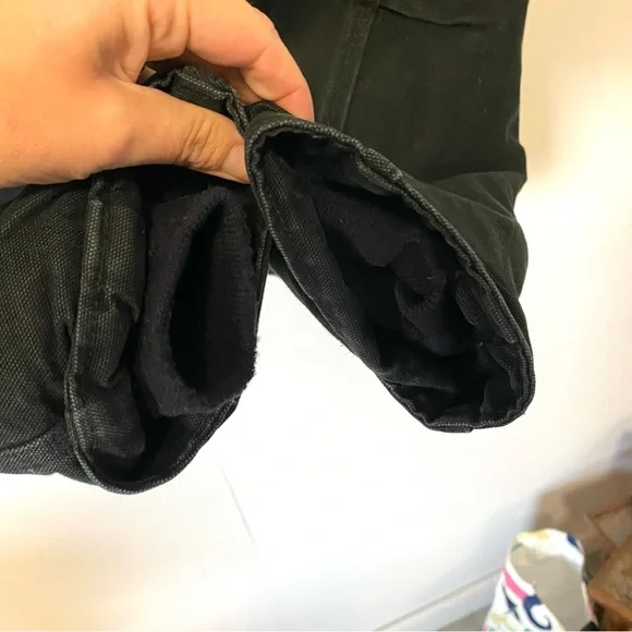 Carhartt Detroit Jacket Black Cottom Canvas Farmer Proceed Personalized Mens XL - Picture 8 of 11